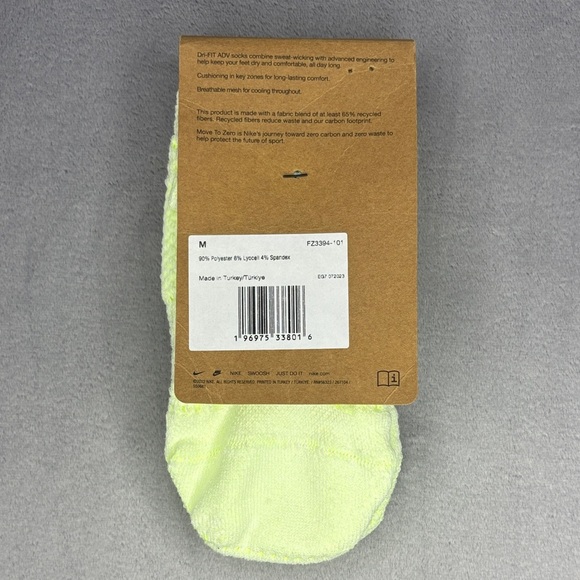 🔥🔥🔥Nike Yellow Athletic Socks for Performance Size: 6-8 MEN/6-10 WMN/5Y-7Y🔥🔥🔥 - Picture 3 of 6